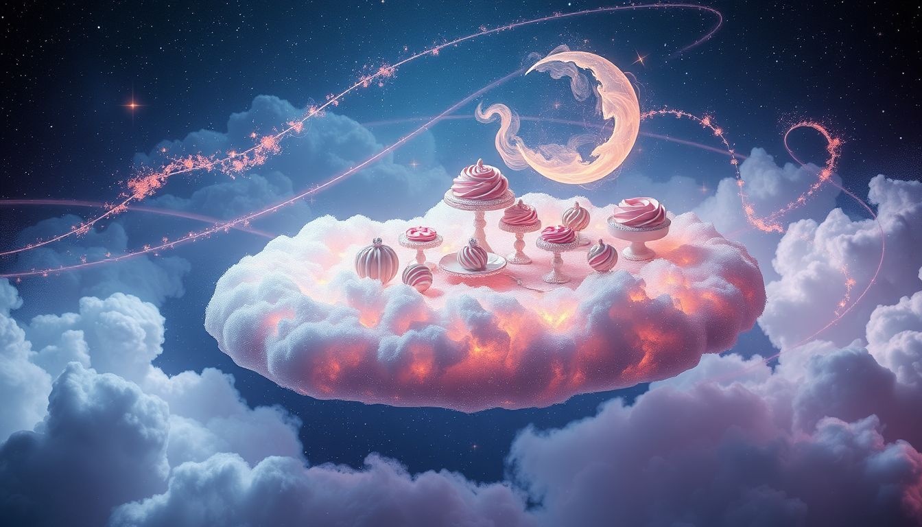 Sen o słodkim stole symbolizuje obfitość i radość życia.