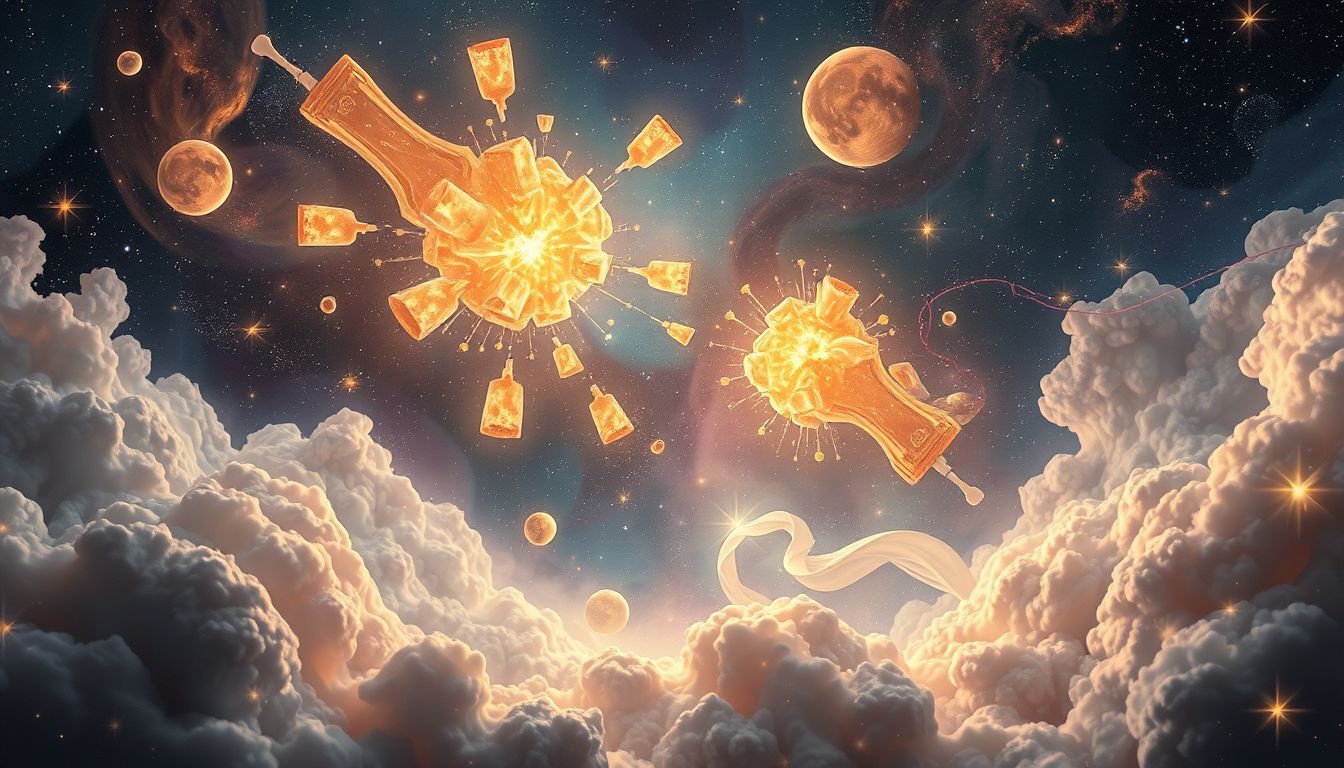 Sen o sprzedaży dynamitu symbolizuje ryzykowne szanse na sukces.