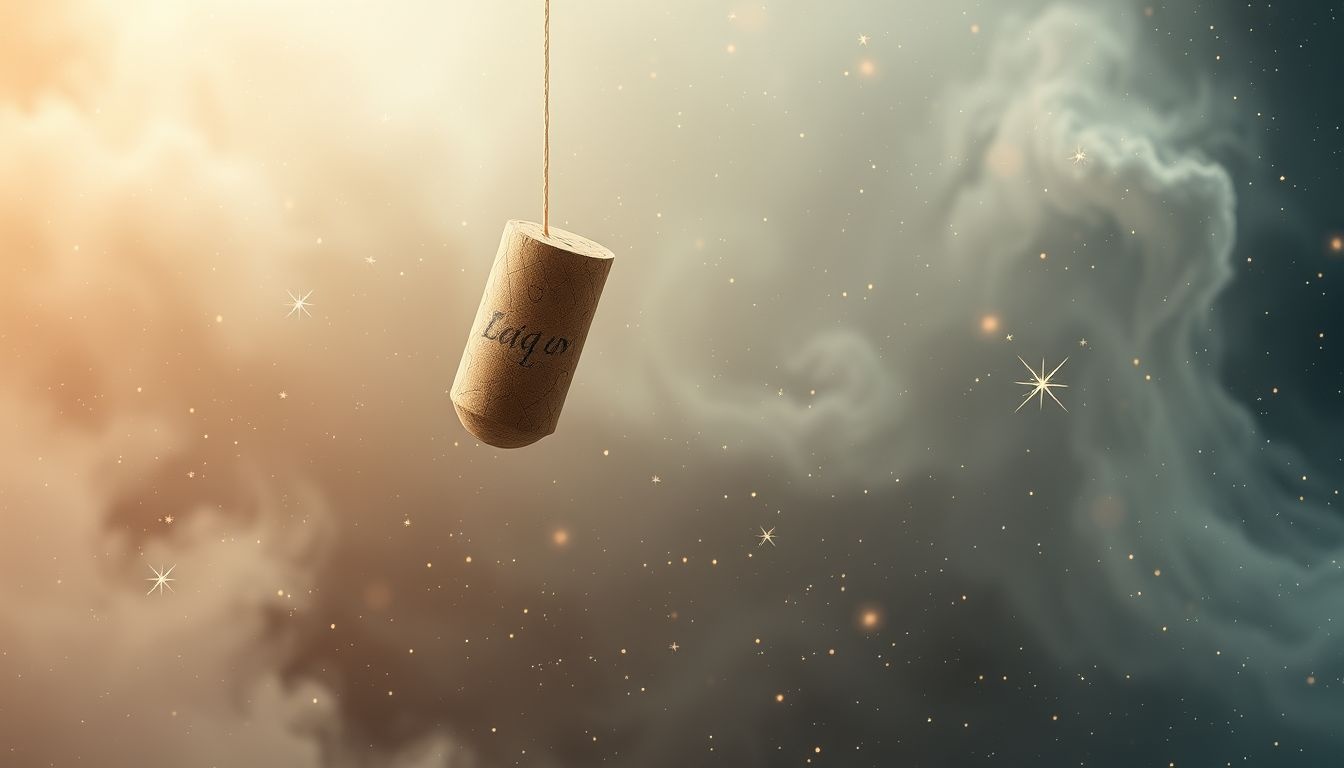 Korek niewystrzeliwujący symbolizuje tłumione emocje i frustracje.