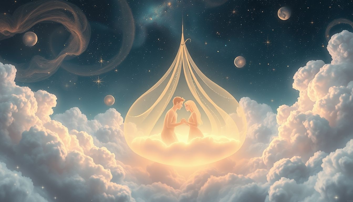 Romantyczna randka na polu namiotowym symbolizuje nowe emocje.