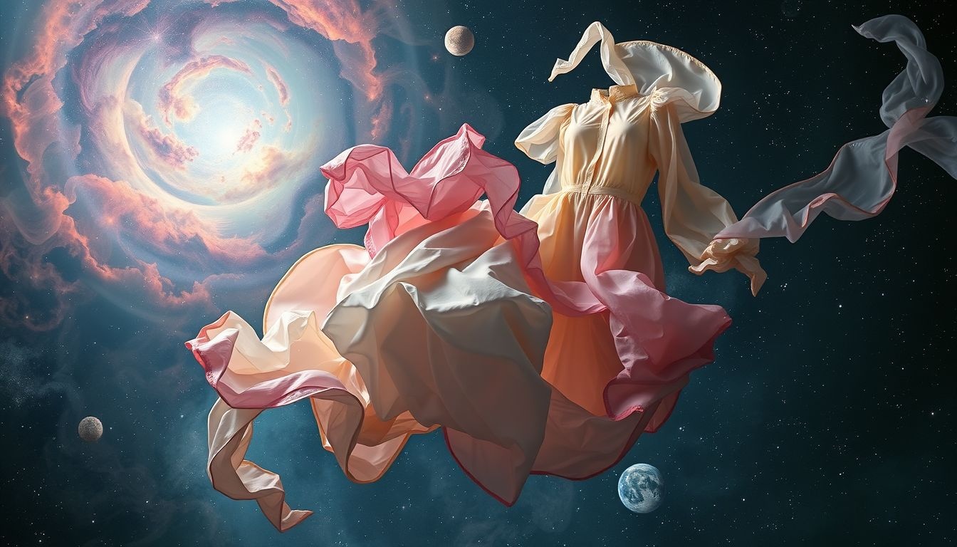 Niedopasowane ubrania symbolizują wewnętrzne napięcia i chaos emocjonalny.