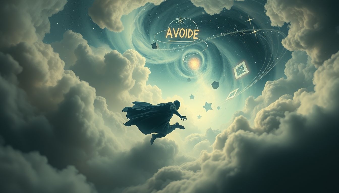 Unikanie konfrontacji we śnie sygnalizuje lęk przed problemami.