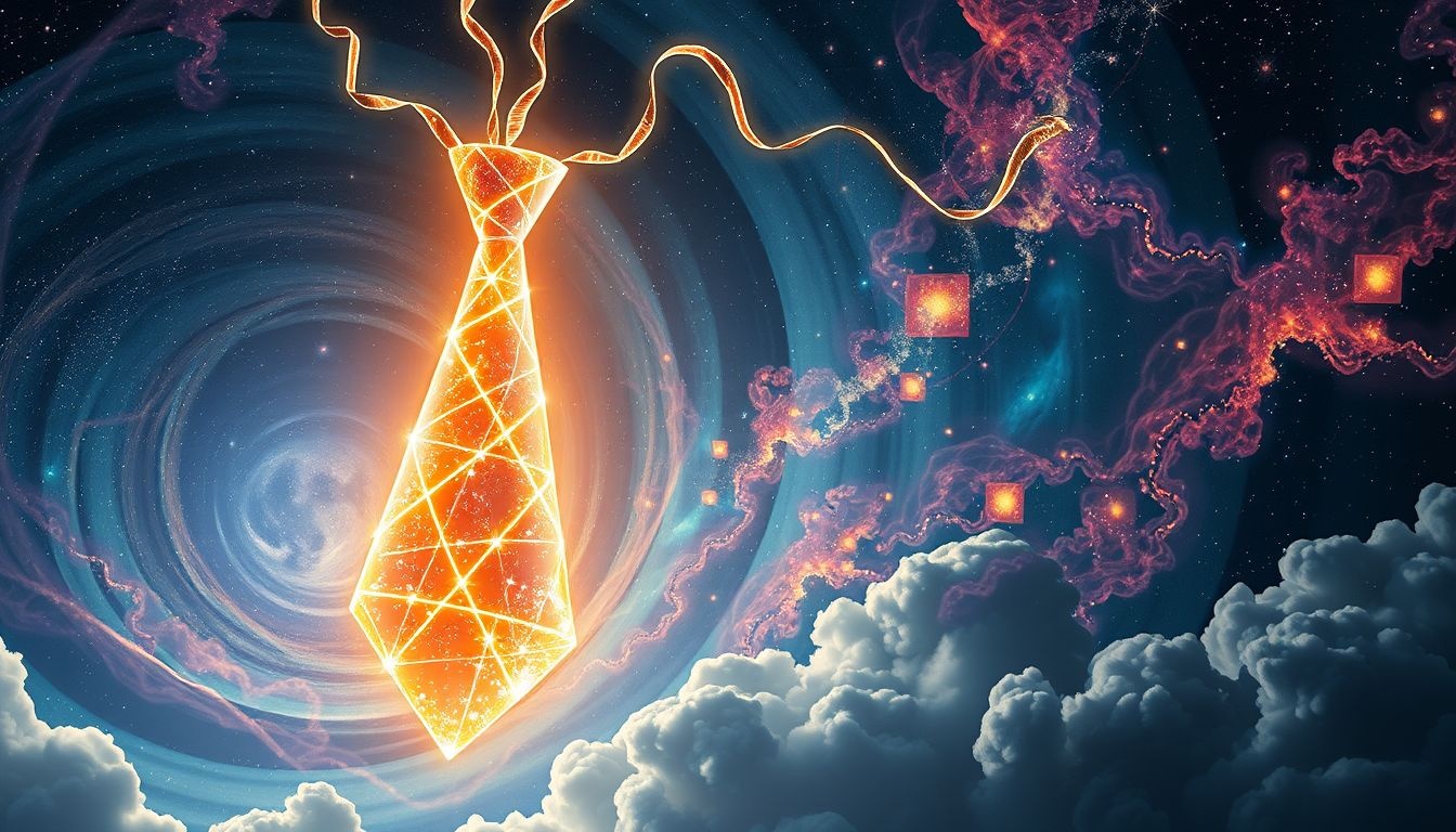 Wiązanie krawata symbolizuje społeczne oczekiwania i prestiż.