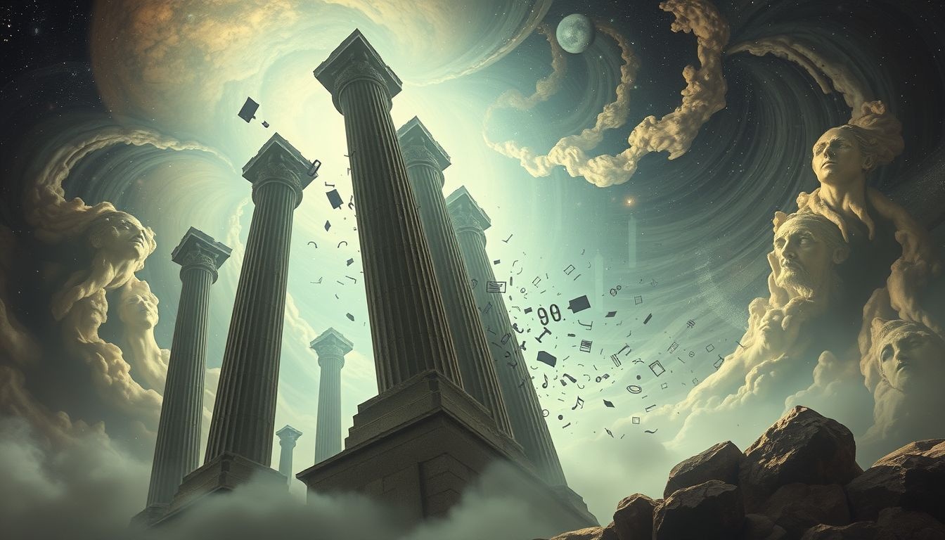 Wieża Babel symbolizuje zamęt i brak wspólnego języka.