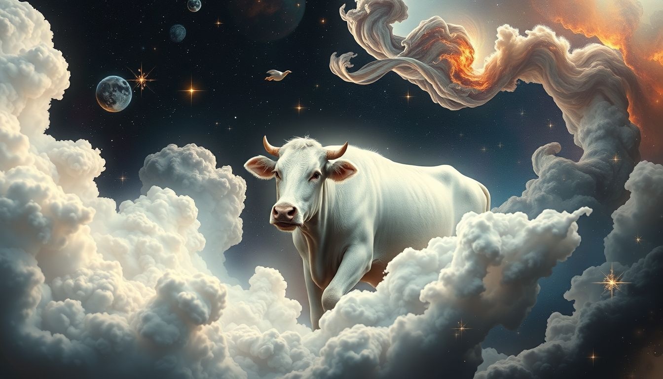Sen o mlecznej krowie ujawnia wewnętrzne konflikty emocjonalne.