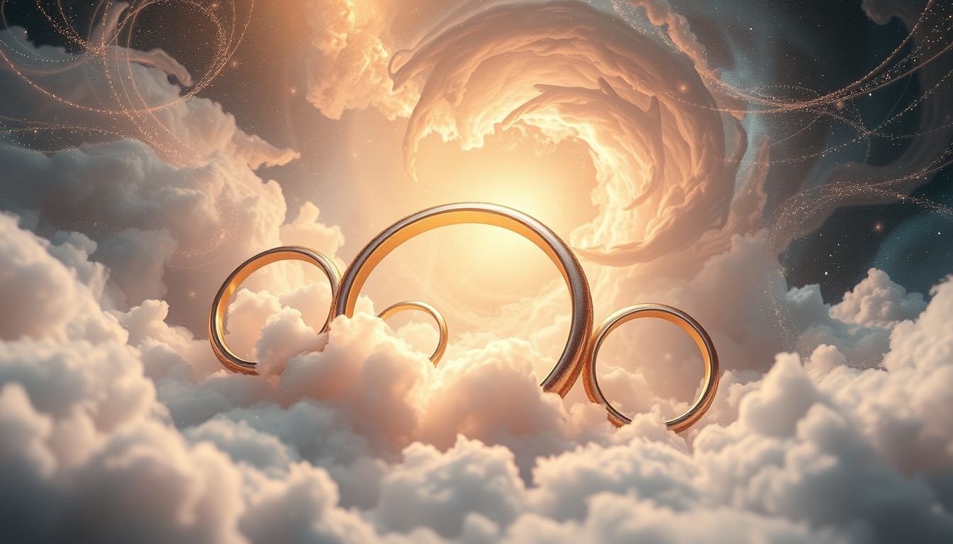 Złoto w śnie symbolizuje bogactwo i wysoką wartość pierścienia.