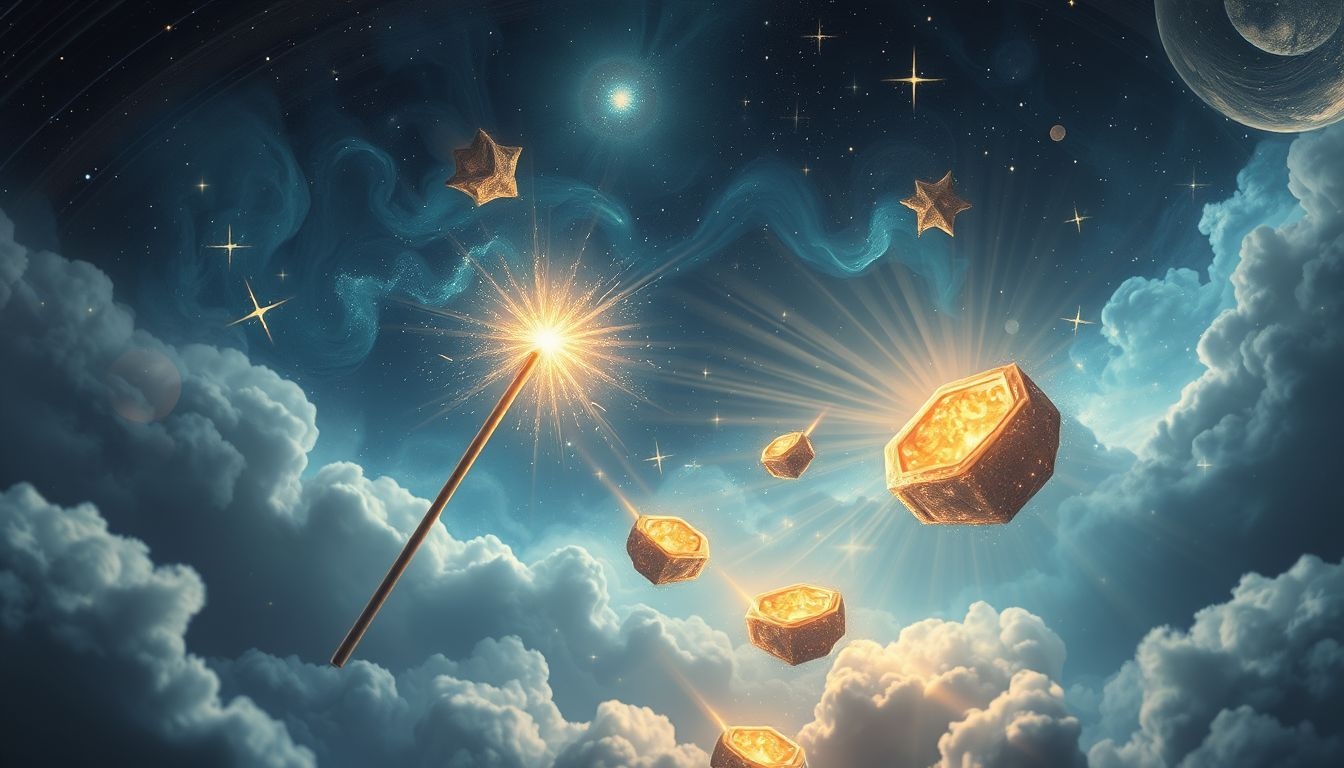 Śnienie o różdżce zwiastuje odkrycie ukrytych życiowych skarbów.