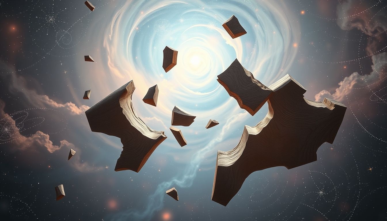 Drzazga w meblach symbolizuje ukryte konflikty i niepewność rodzinną.