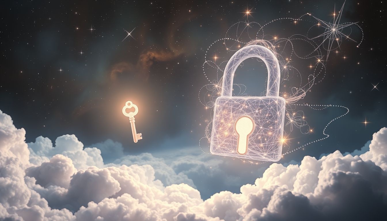 Klucz do zamku symbolizuje kontrolę nad własnym życiem i władzą.