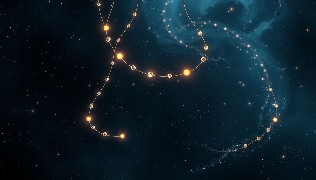 Koraliki w naszyjniku symbolizują wspólnotę i więzi społeczne.