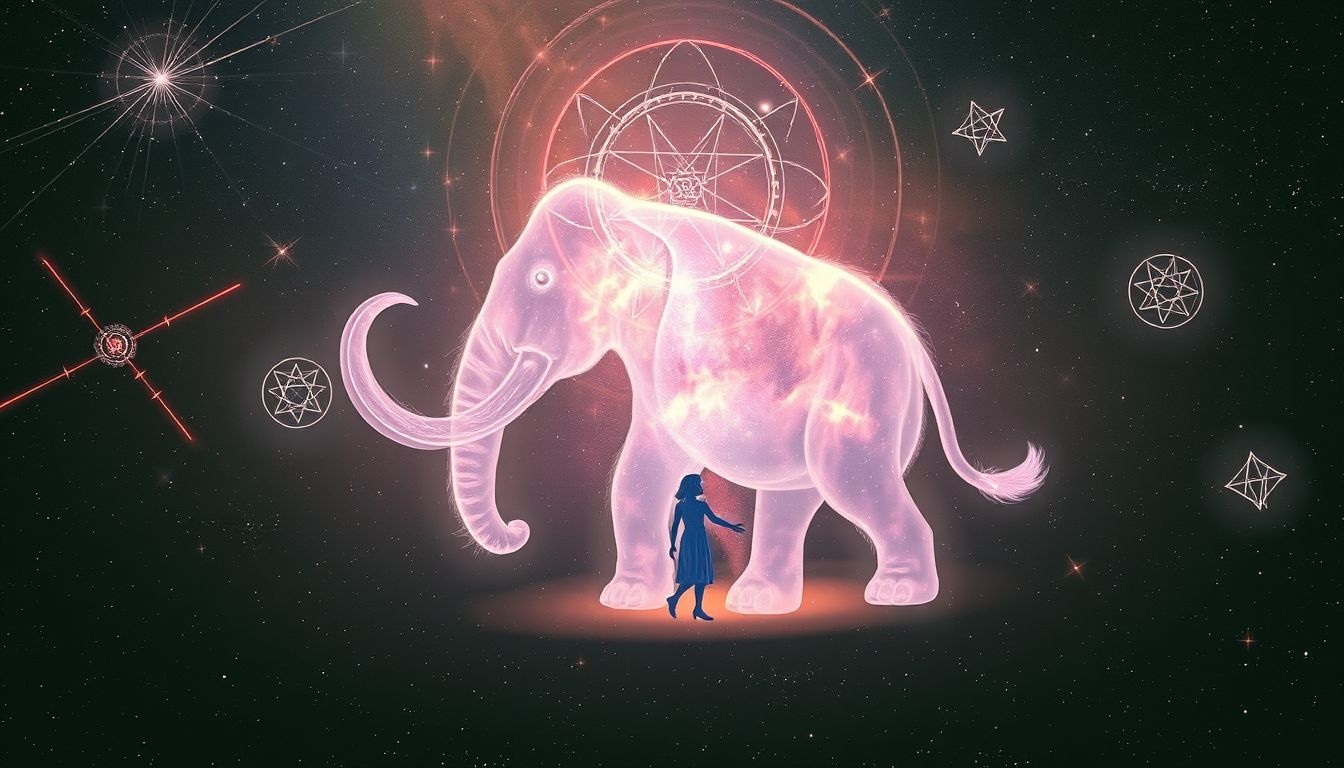 Mamut symbolizuje intuicję, ochronę i pewność życiowego kierunku.