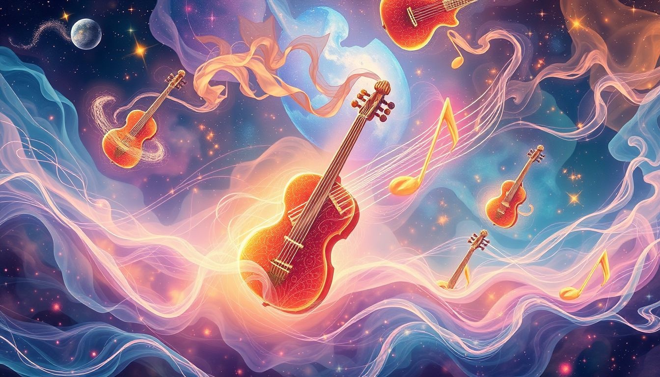 Nabycie instrumentu symbolizuje rozwój kreatywności i wyrażanie siebie.
