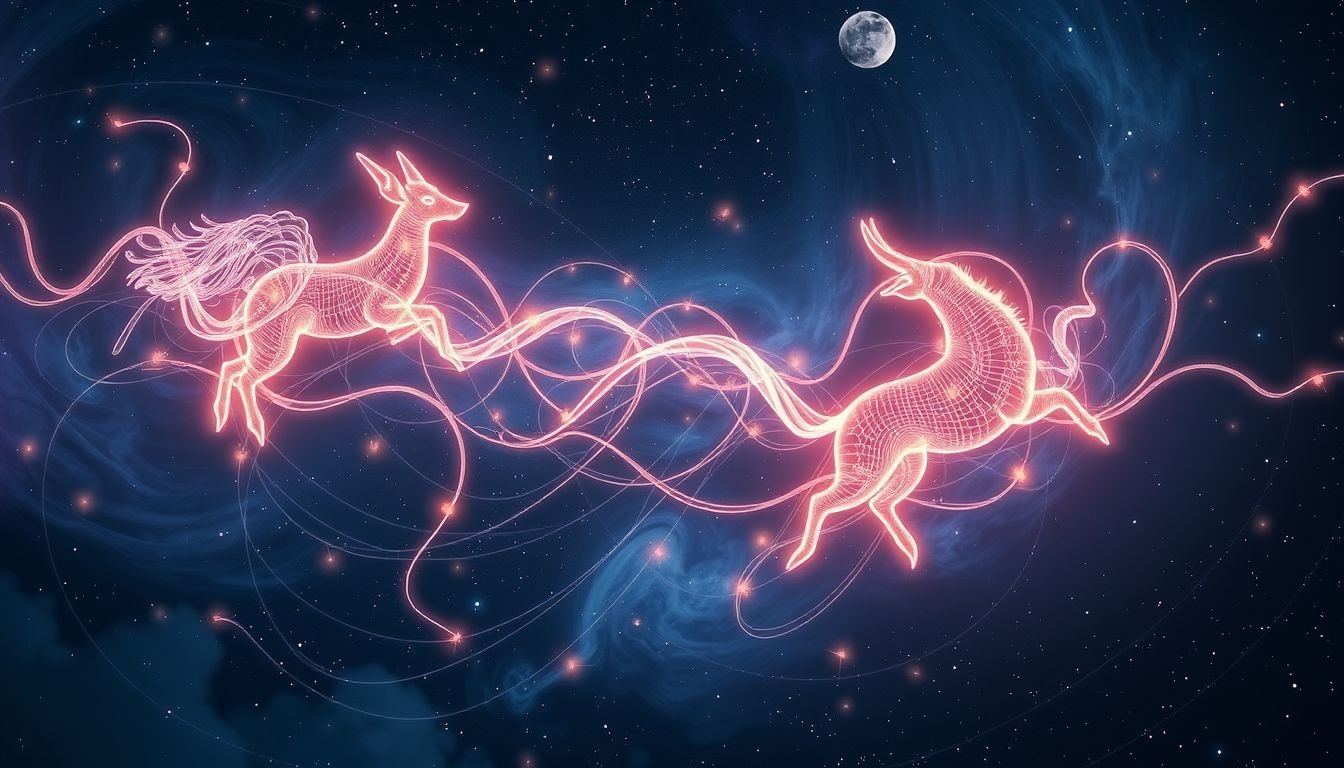 Przewody symbolizują naturalne połączenia między instynktem a intuicją.