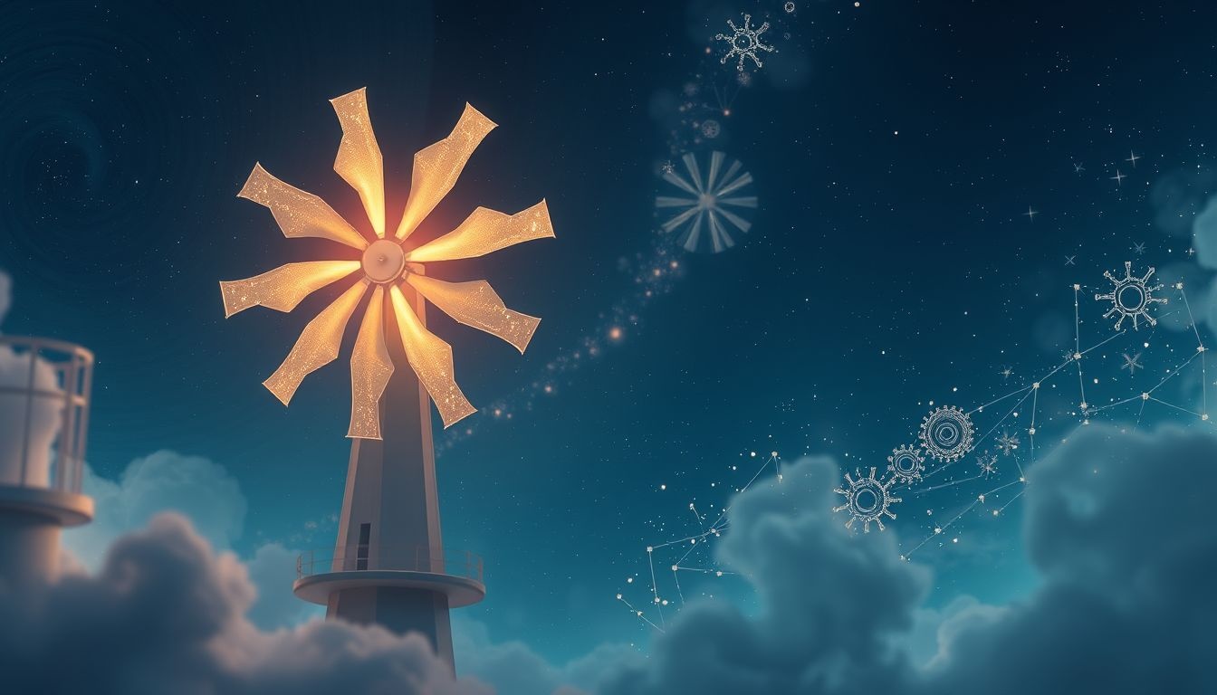 Śnić o naprawianiu wiatraka symbolizuje pokonywanie życiowych trudności.