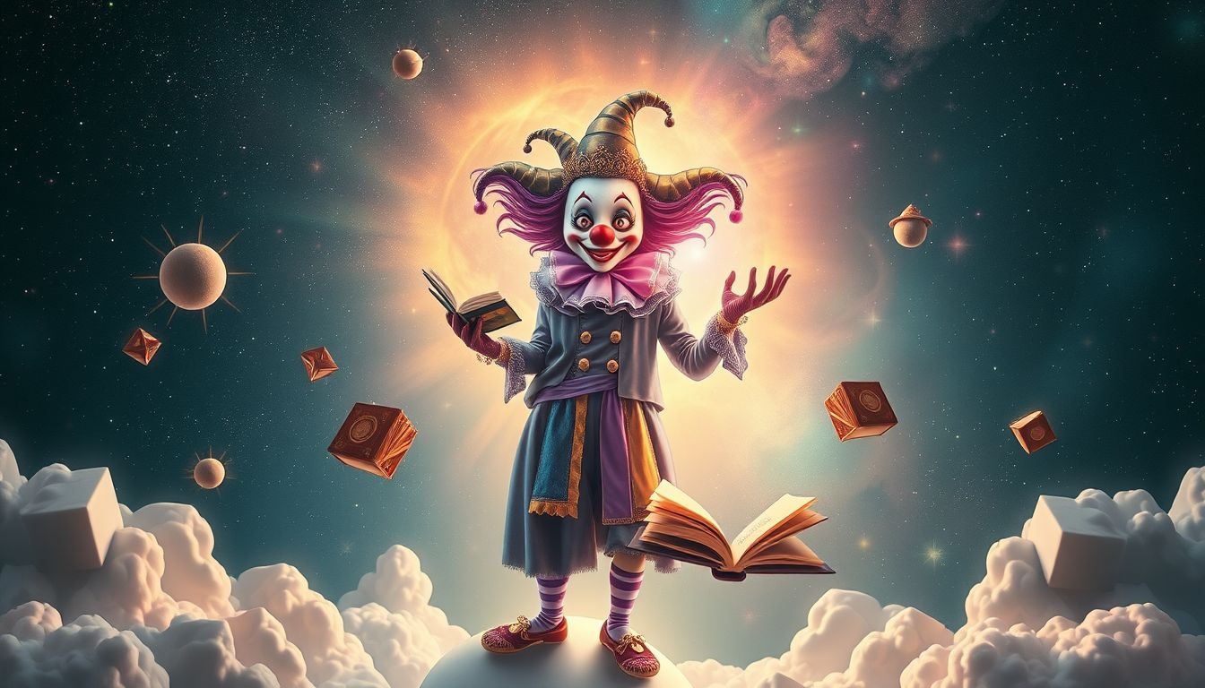 Sen o klaunie-bibliotekarzu symbolizuje ukryte emocje i zabawę.