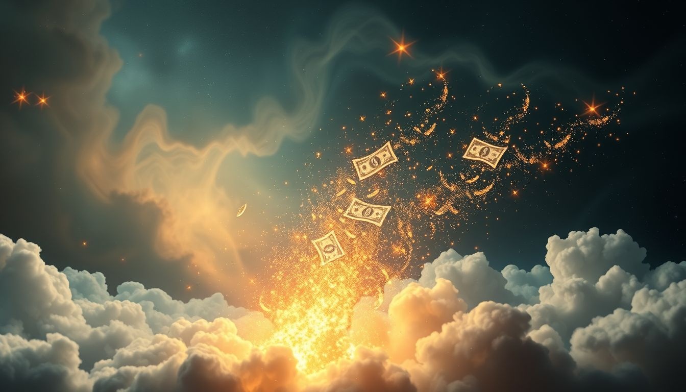 Sen o paleniu pieniędzy symbolizuje strach przed utratą kontroli.