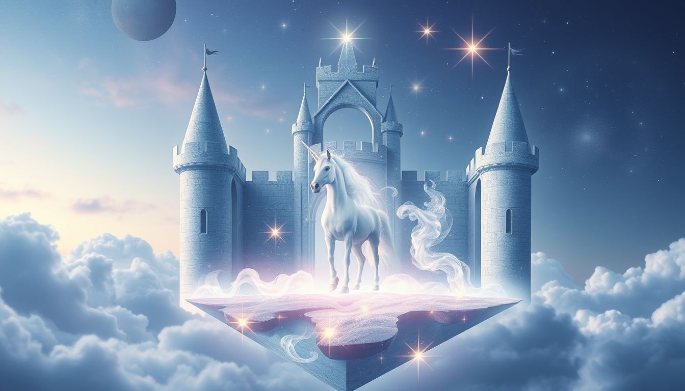 Sen o jednorożcu w zamku symbolizuje ochronę i władzę.