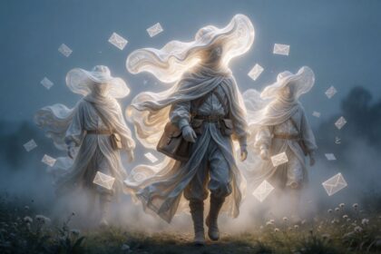 Ilustracja pocztalionu symbolizująca znaczenie snów.