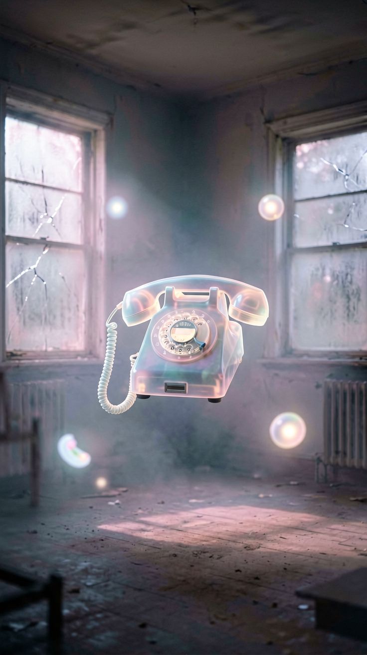 Dźwięk telefonu w pustym domu - symbol snu.