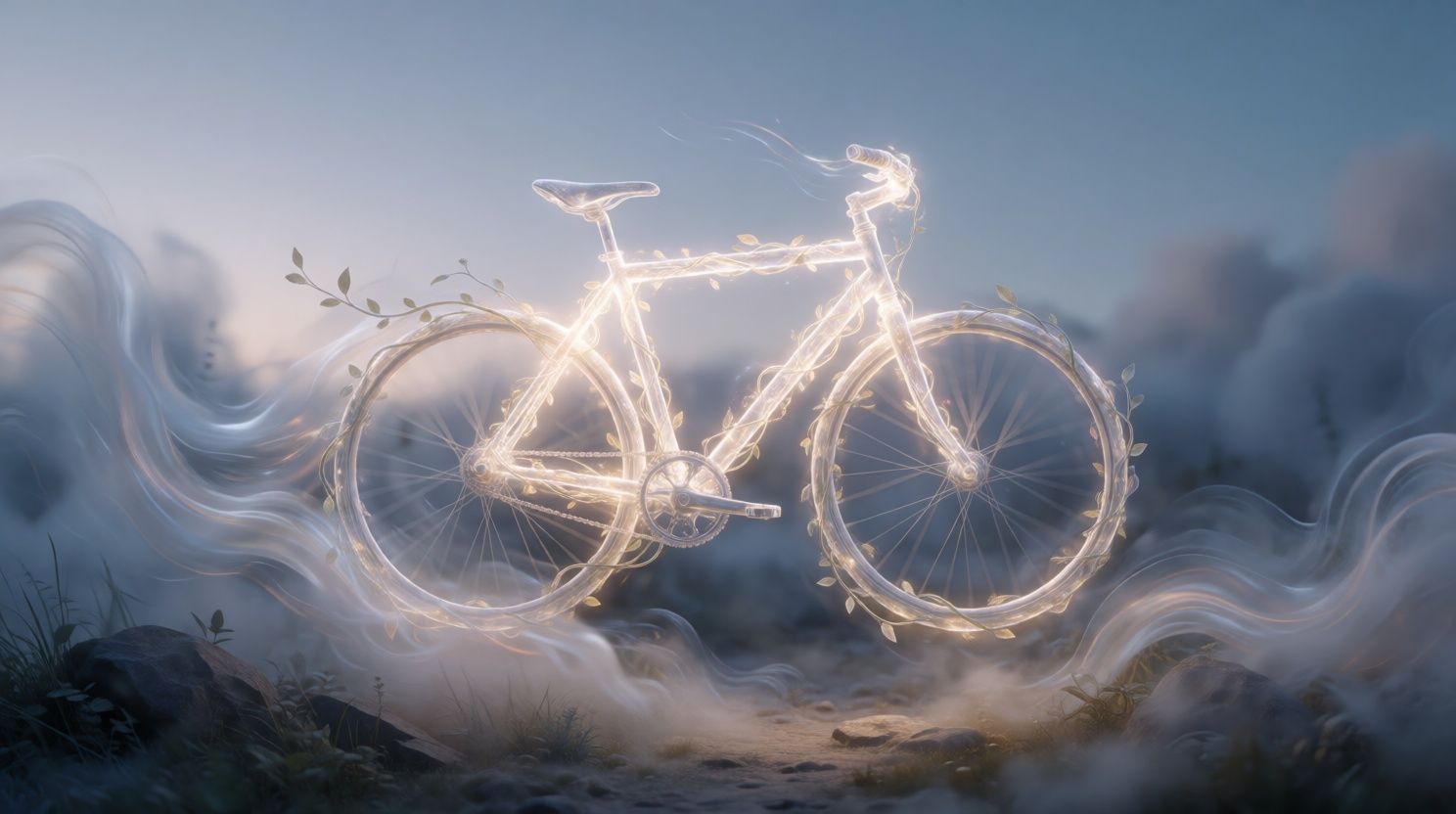 Rama rowerowa symbolizująca życiowy napęd i motywację