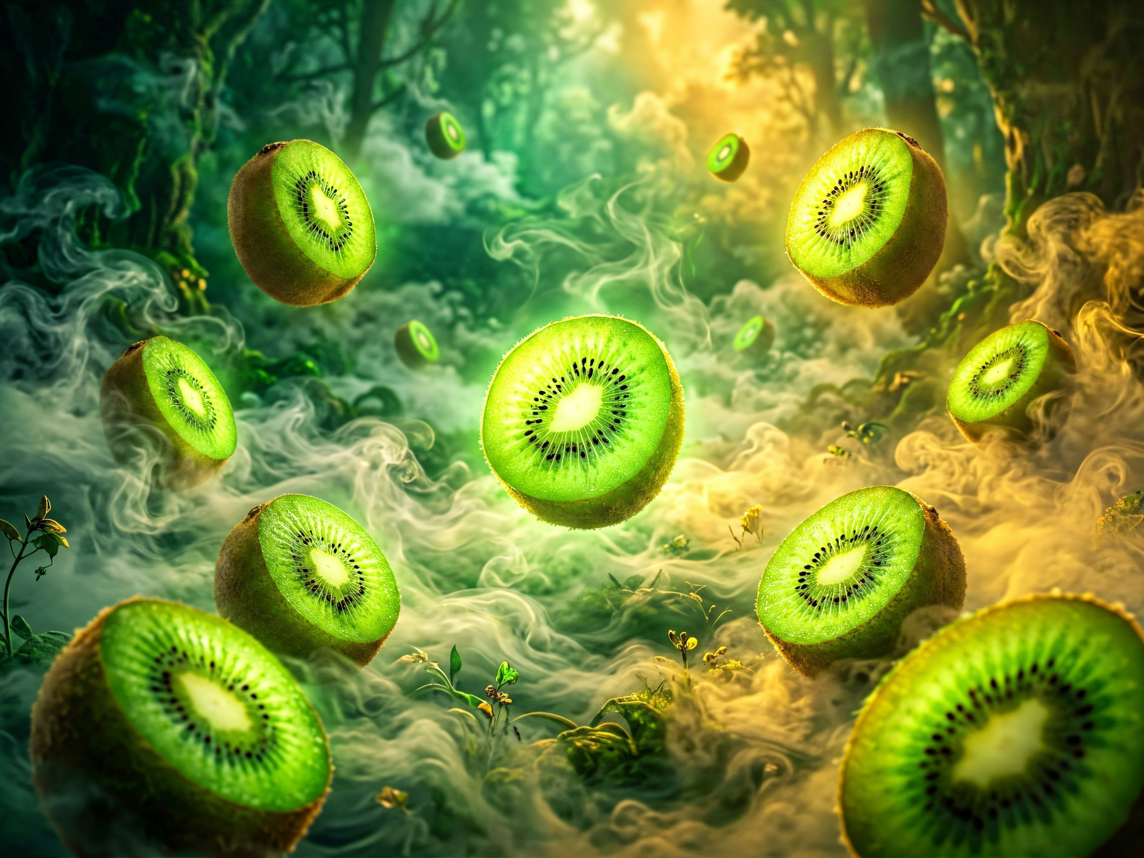 Kiwi na talerzu symbol snu i znaczenie sennika