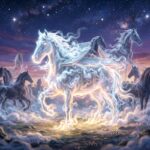 Stajnia nocą symbolizująca sny – interpretacja sennika.