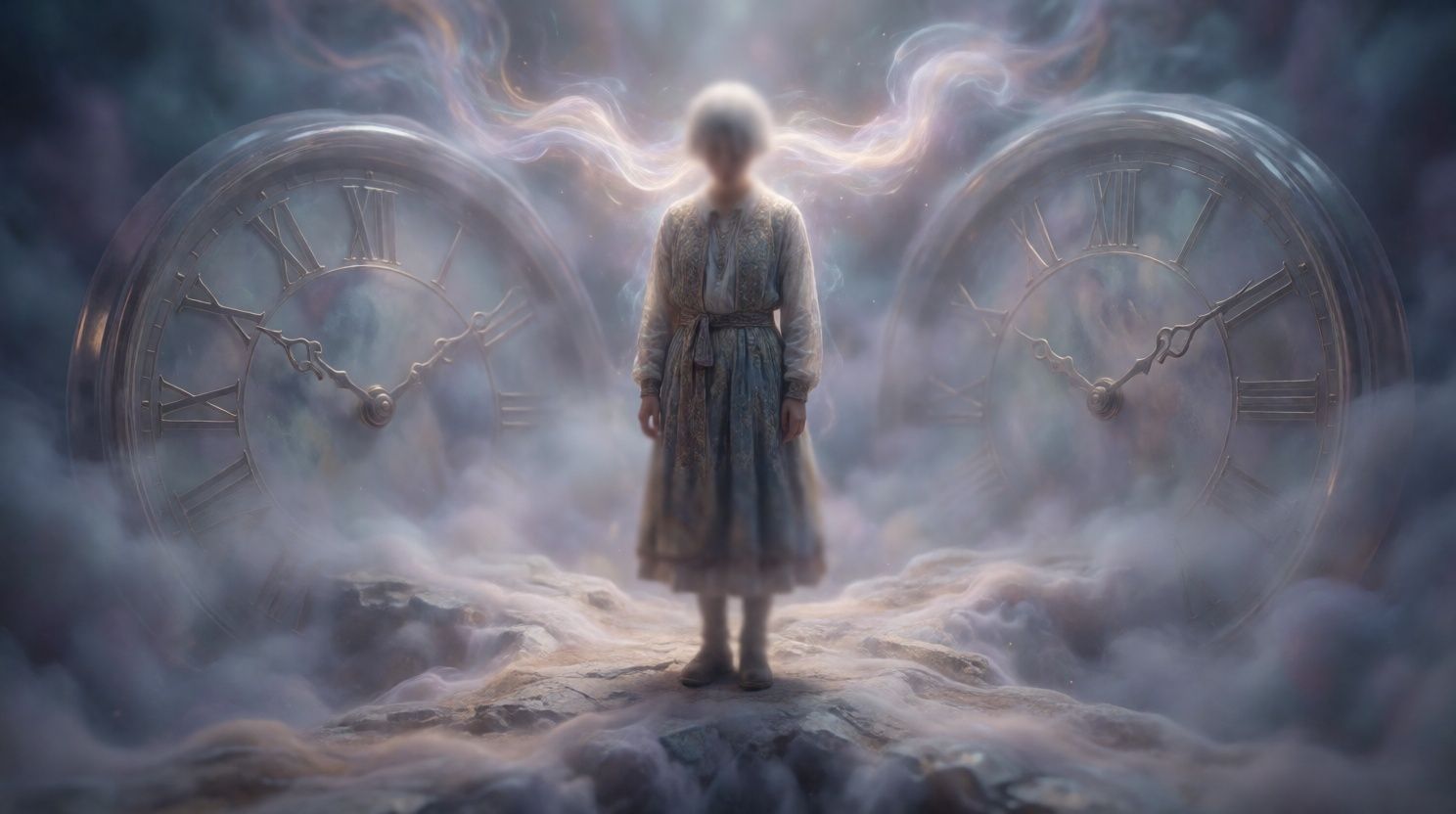 Ilustracja symbolizująca słabość mentalną i trudności decyzji.