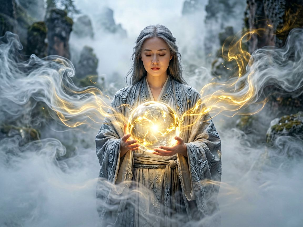 Alchemik zmienia ołów w złoto symbol rozwoju osobistego