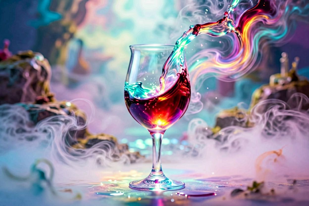 Przemiana wody w wino symbol cudu i przemiany