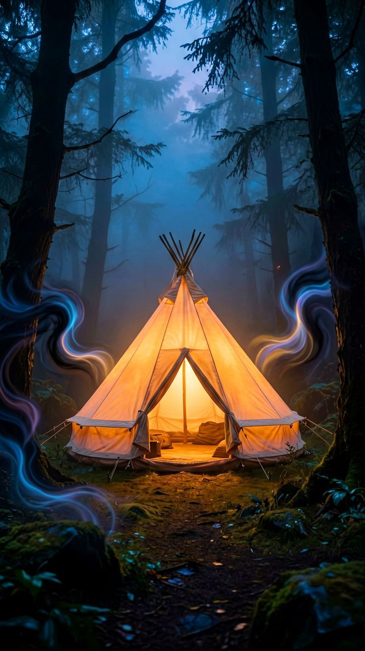 Tipi jako symbol ochrony przed zagrożeniami zewnętrznymi.