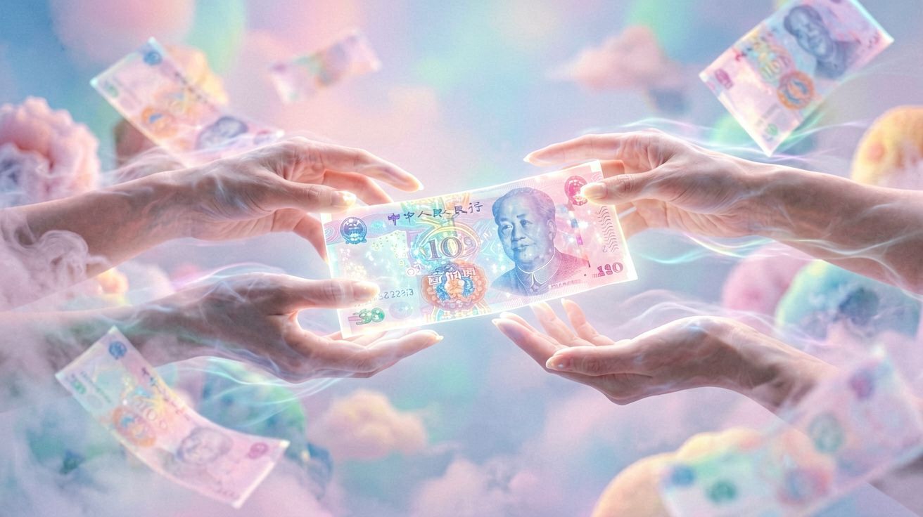 Banknoty o wysokich nominałach do płatności gotówką.