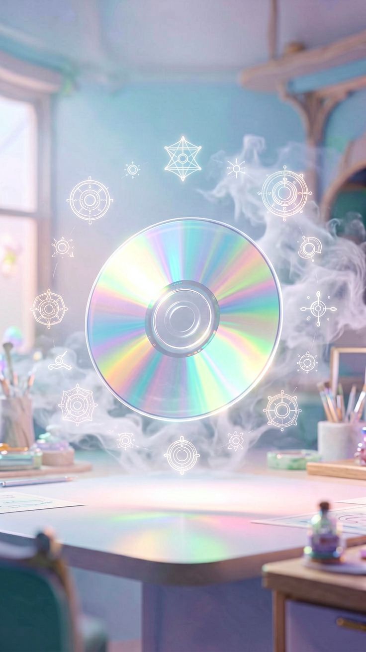Płyta CD jako symbol profesjonalizmu i narzędzie pracy