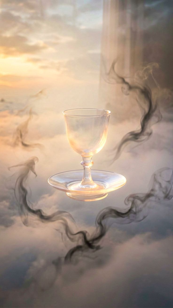 Puste naczynia liturgiczne symbolizujące duchową pustkę.