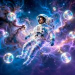 Astronauta w kosmosie symbol snów i ich interpretacja