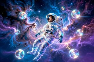Astronauta w kosmosie symbol snów i ich interpretacja