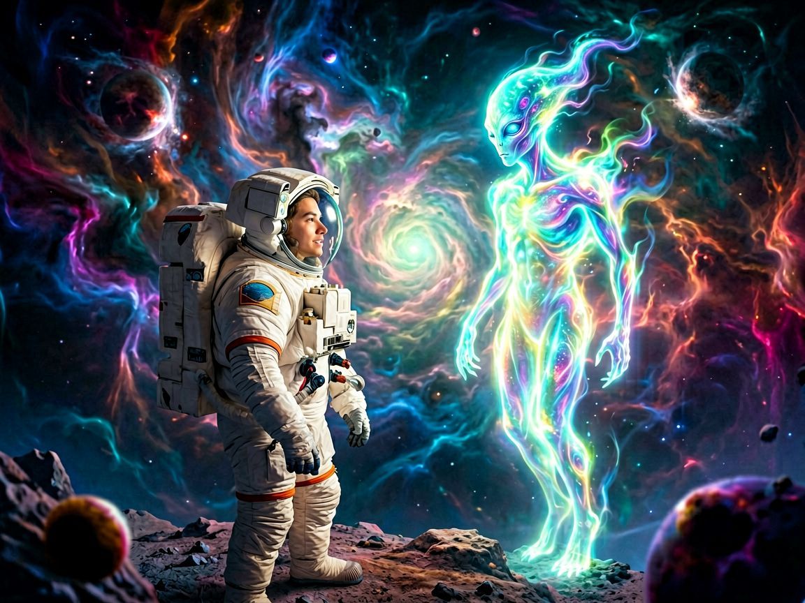 Spotkanie z astronautą – sen o istocie pozaziemskiej